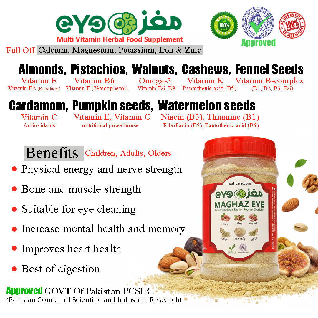 Maghaz-Eye ! Full Of Calcium, Magnesium, Potassium, Iron aur Zinc